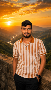 Golden Hour Luxury Travel Portrait